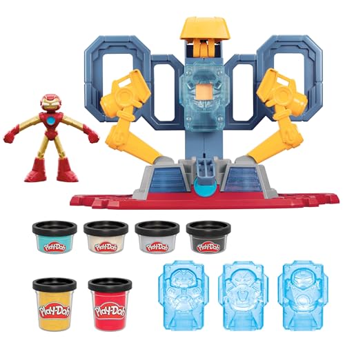 Play-Doh Marvel, Set Da Gioco Laboratorio Di Creazione Dell'Armatura Di Iron Man