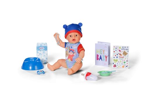 Baby Born Jonas, Bambolotto Con 10 Funzioni E Accessori, Per Bambini A Partire Dai 3 Anni, Non Necessita Di Pile, Bambolotto Di 43 Cm, 834848 Zapf Cre