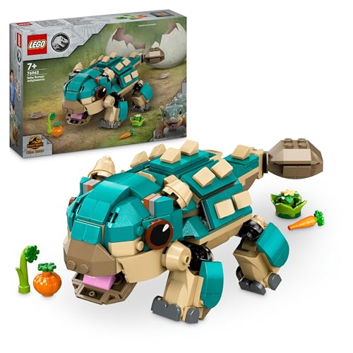 Lego Jurassic World Baby Bumpy: Anchilosauro, Giocattolo D'Avventura Per I Fan Del Cretaceo, Giochi Creativi Per Bambini E Bambine Da 7 Anni In Su, Id