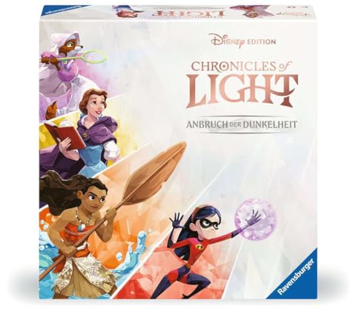 Ravensburger 228881 – Gioco Di Famiglia Chronicles Of Light – Disney Edition, Gioco Di Società Per Famiglie E Adulti, Gioco Dagli 8 Anni, Per 1-4 Gioc