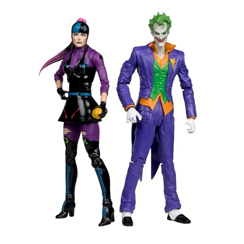 Mcfarlane Toys - Dc Multiverse The Joker & Punchline 7 "Action Figure 2Pk