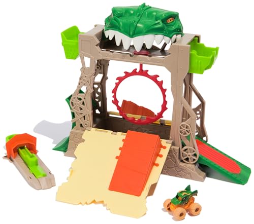 Monster Jam, Set Di Gioco Dragon Dungeon Of Doom, Mini Jams, Monster Truck Die-Cast Dragon In Scala 1:87, Giocattoli Per Bambini Dai 3-4-5-6 Anni In S