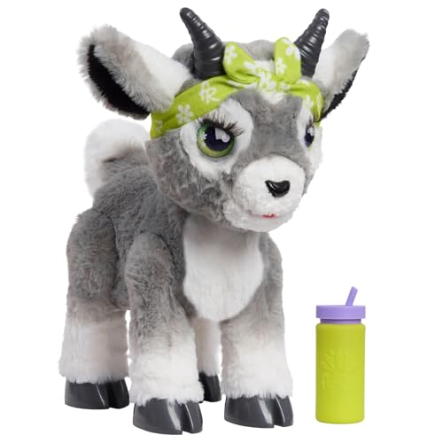 Just Play Peluche Interattivo Furreal Daisy The Yoga Goat Da 29 Cm, Capretta Peluche Con Suoni, Giocattoli Per Bambini Dai 4 Anni