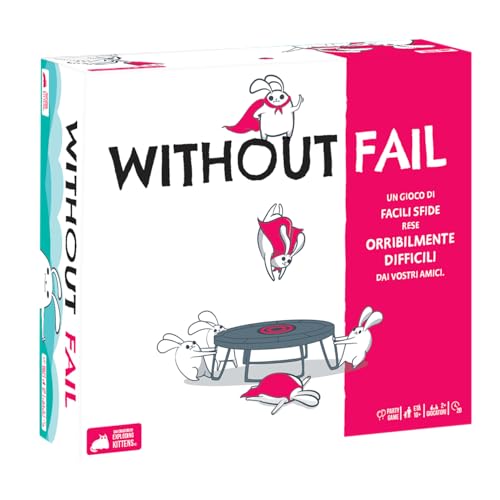 Asmodee Without Fail, Un Gioco Da Tavolo Di Exploding Kittens, 10+ Anni, 2+ Giocatori, Edizione In Italiano