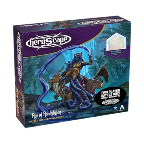 Heroscape Battle For The Wellspring Battle Box | Inizia Il Gioco Espandibile Di Miniature Heroscape! Per 2 Giocatori, Dai 14 Anni In Su Contiene 6 Min