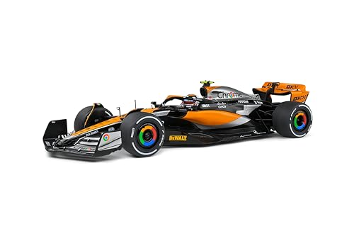 Solido 1:18 Mclaren Mcl60 L.Norris Great Britain Gp 2023, Multicolore