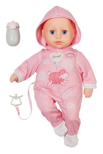 Baby Annabell Hannah Play With Me, Bambola In Tessuto Per Neonati Con 5 Funzioni E Accessori, Bambola Di 36 Cm, Per Bambini A Partire Da 1 Anno, 71100