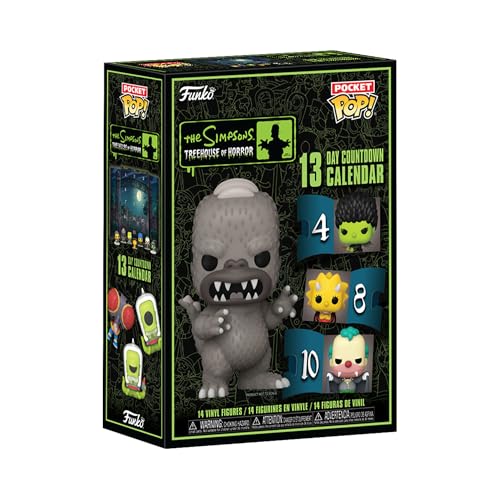Funko Advent Calendar: Bart Simpsons 13 Day Countdown - The Simpsons - 13 Giorni Di Sorprese - Mini Figura In Vinile Da Colleziones - Mystery Box - Id