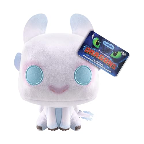 Funko Pop! Plush: Httyd – Light Fury - () - How To Train Your Dragon - Peluche Da Collezione - Idea Regalo Per Il Compleanno - Merchandising Ufficiale