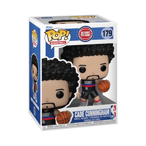 Funko Pop! Nba: Pistons - Cade Cunningham - Figura In Vinile Da Collezione - Idea Regalo - Merchandising Ufficiale - Giocattoli Per Bambini E Adulti -