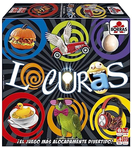 Borras - Locuras, Divertido Juego De Mesa Familiar. A Partir De 10 Años. Ref.18355