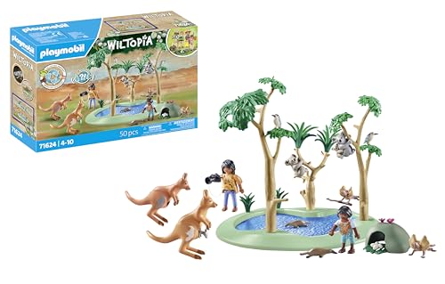 Playmobil Wiltopia 71624 Natura Australiana, Con Numerosi Animali, Realizzato Con Oltre L'80% Di Materiali Riciclati E Bio-Based, Giocattolo Per Bambi