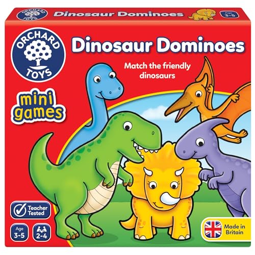 Orchard Toys Mini Game - Domino Dei Dinosauri
