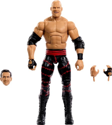 Mattel Wwe Elite Collection Action Figure Summerslam Kane Con Accessori E Arbitro Build-A-Figure Parts