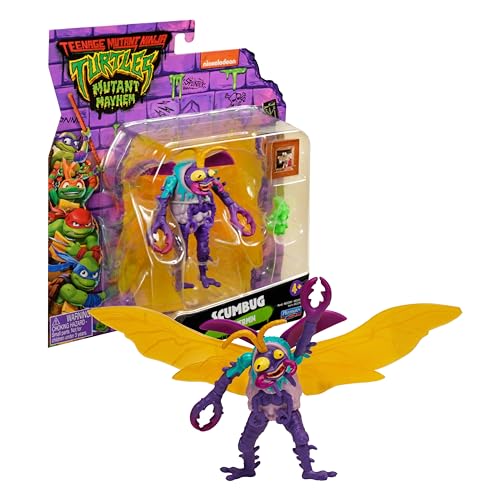 Giochi Preziosi - Tartarughe Ninja Caos Mutante–Shumbug In Versione Action Figure Articolata–Dimensione 12 Cm–Dettagliata–Per Bambini A Partire Dai 4