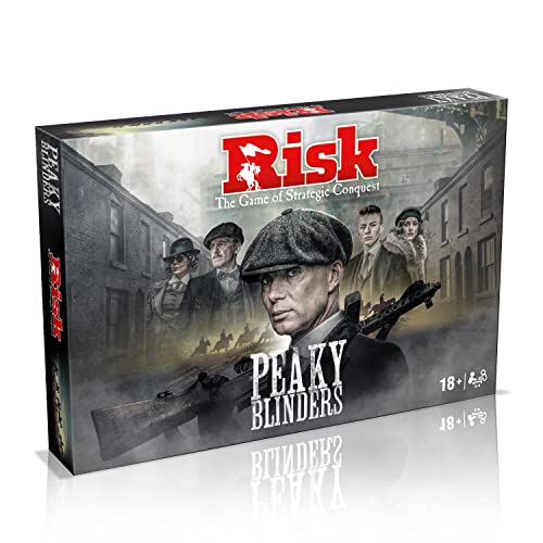 Winning Moves Gioco Da Tavolo Strategico Peaky Blinders Risk, Conquista Tutto Con Thomas Shelby, Accetta Missioni Da Arthur, Lizzie, Oswald Mosley E J