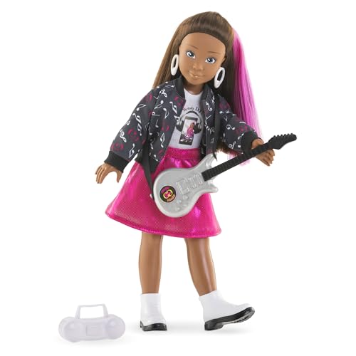 Corolle Girls - Cofanetto Melody Music Studio, Bambola Modellino, 4 Accessori, 28 Cm, Dai 4 Anni
