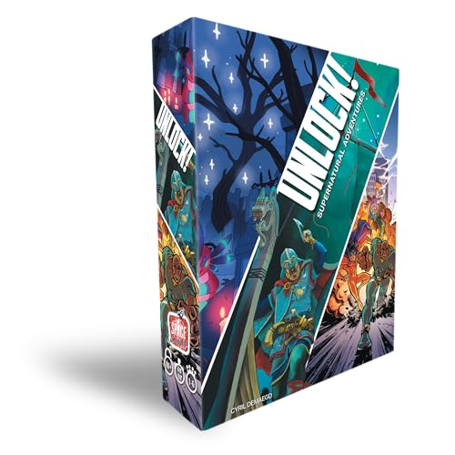 Asmodee: Unlock! Supernatural Adventures, Gioco Da Tavolo Di Enigmi; 10+ Anni, 1-6 Giocatori, Edizione In Italiano