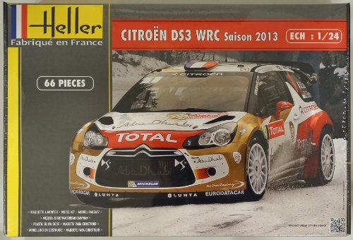 Heller 80758: Modellino Auto Citroen Ds3 Wrc Stagione 2013 In Scala 1:24