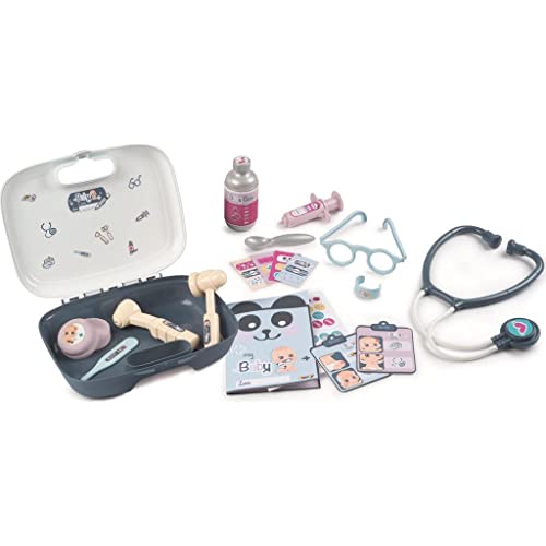 Smoby Baby Care Valigetta Pediatra Con 19 Accessori, 3 Anni, 7600240301