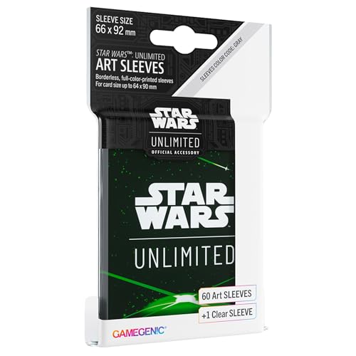 Star Wars: Unlimited Tcg Green Art Sleeves - (60 Pack)