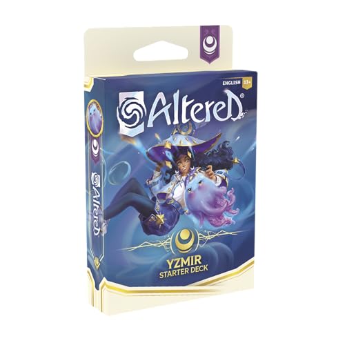 Equinox - Altered: Beyond The Gates Yzmir Starter Deck - 40 Cards Set With Akesha The Magician - Innovative Non-Combat Gameplay, Collectible Trading C