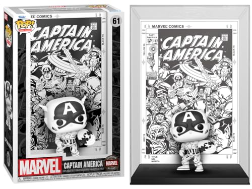 Funko Pop! Comic Cover: Marvel'S 85Th - Capt. Captain America - Marvel Comics - Fumetti Marvel - Figura In Vinile Da Collezione - Idea Regalo - Mercha