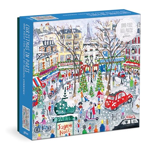 Michael Storrings Christmas In Paris 1000 Piece Foil Puzzle: 1000 Pieces