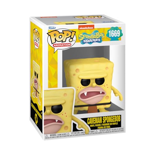 Funko Pop! Tv: Sbs 25Th - Spongebob Squarepants - Caveman Sb - Figura In Vinile Da Collezione - Idea Regalo - Merchandising Ufficiale - Giocattoli Per