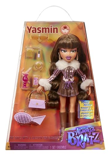 Bratz Alwayz Bratz Fashion Doll - Yasmin - Con 10 Accessori E Poster - Età 6+