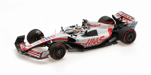 Minichamps 417222120 - Haas F1 Team Vf-22 Kevin Magnussen Pole Position Brazilian Gp 2022 - Scala 1/43 - Modello Da Collezione