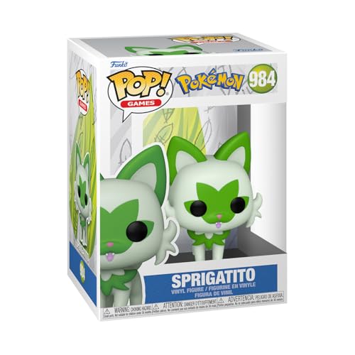 Funko Pop! Games: Pokemon - Sprigatito - Figura In Vinile Da Collezione - Idea Regalo - Merchandising Ufficiale - Giocattoli Per Bambini E Adulti - Vi