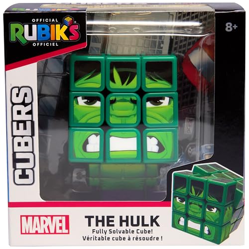 Rubik'S Cubo Magico, Cubo Magico Hulk, Gioco Di Pensiero Stimolante, Dai 8 Anni In Su