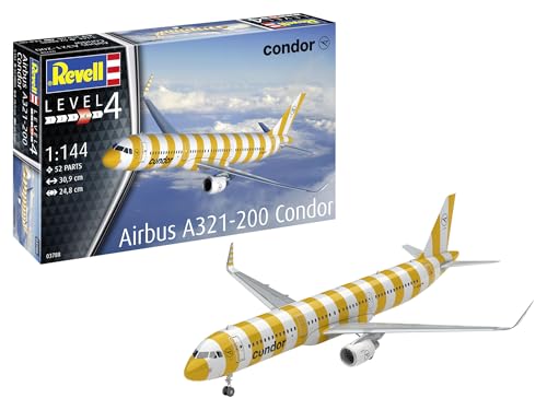 Revell 03788 Airbus A321-200 Condor 1:144 Kit Modello In Plastica Non Costruita/Non Verniciata