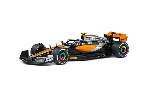 Solido 1:43 Mclaren Mcl60 Orange L.Norris Great Britain Gp 2023
