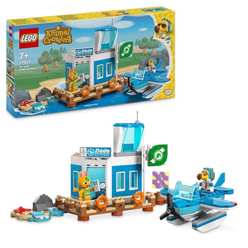 Lego Animal Crossing In Volo Con La Dodo Airlines, Aeroporto E Aereo Giocattolo Da Costruire Con 2 Personaggi Della Serie Di Videogiochi, Giochi Per B