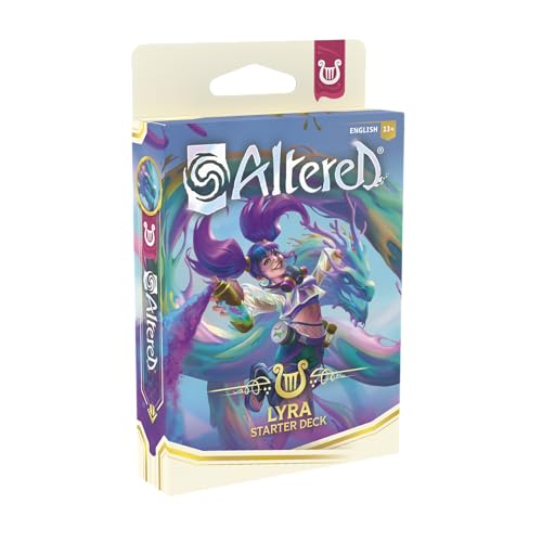 Equinox - Altered: Beyond The Gates Lyra Starter Deck - 40 Cards Set With Nevenka The Artist - Innovative Non-Combat Gameplay, Collectible Trading Car