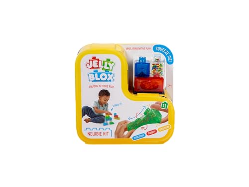 Jelly Blox - Kit Per Principianti - 11 Mattoncini Tattili - Gioco Di Costruzione Per Bambini Dai 2 Anni - Esperienza Sensoriale Con Blocchi Elastici, 