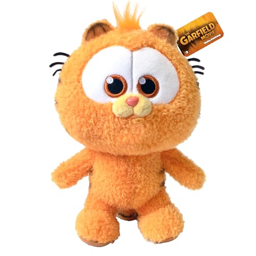Animagic - Baby Garfield, Peluche Interattivo A Partire Dai 2 Anni In Su, Morbido Gatto Garfield Cucciolo, Per Bambini, Fan Del Famoso Gatto Dormiglio