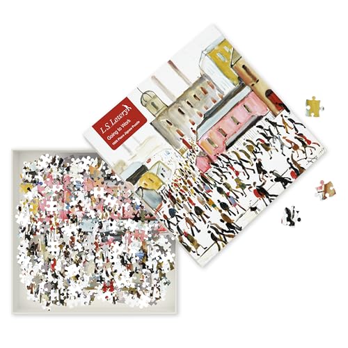 L. S. Lowry - Going To Work Jigsaw: 1000 Pieces
