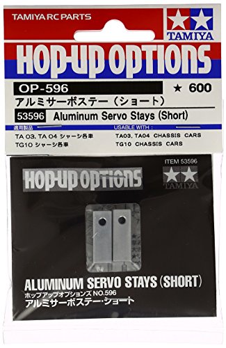 Tamiya 300053596 - Supporto Per Servomotore, In Alluminio, Corto.