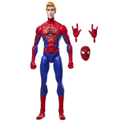 Spider-Man Hasbro Marvel Legends Series, Peter Parker, Action Figure Ispirata Al Film Into The Spider-Verse Da 15 Cm Collezionabile Per Adulti