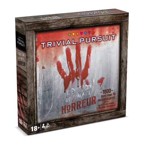 Winning Moves - Trivial Pursuit Horreur - 1800 Domande - Gioco Da Tavolo - Gioco Da Tavolo - Versione Francese