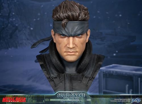 First4Figures - Metal Gear Solid (Solid Snake Busto A Grandezza Naturale) Resina Statua