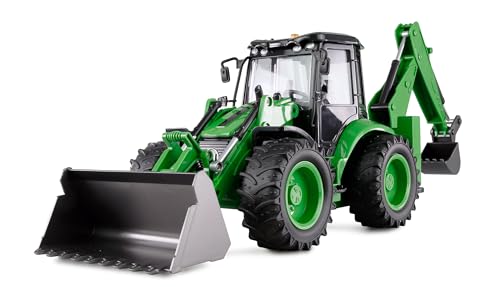 Amewi Terre Per Escavatori G1401E 1:14 Rtr Verde Telecomandate Rc 2 In 1 Pale Gommate & Escavatori Bambini 8 Anni