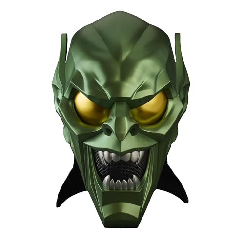 Spider-Man Hasbro Marvel Legends Series, Casco Premium Per Roleplay Di Green Goblin, Articolo Per Roleplay Ispirato Al Film No Way Home