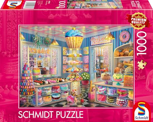 Schmidt Spiele 59785 Pasticceria Colorata Puzzle 1000 Pezzi, Multicolore
