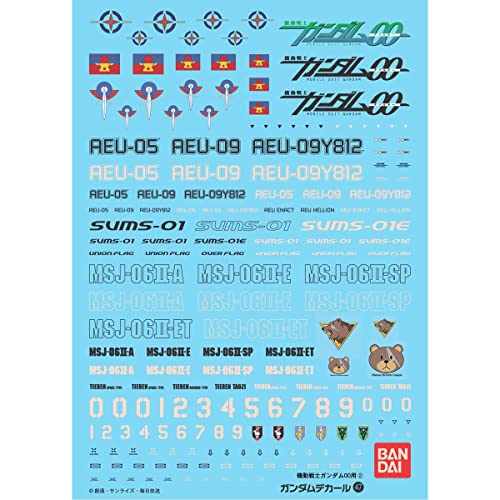 Bandai Model Kit-51608 51608 Gundam Decal-Oo Multi 2 Gd47, 53713
