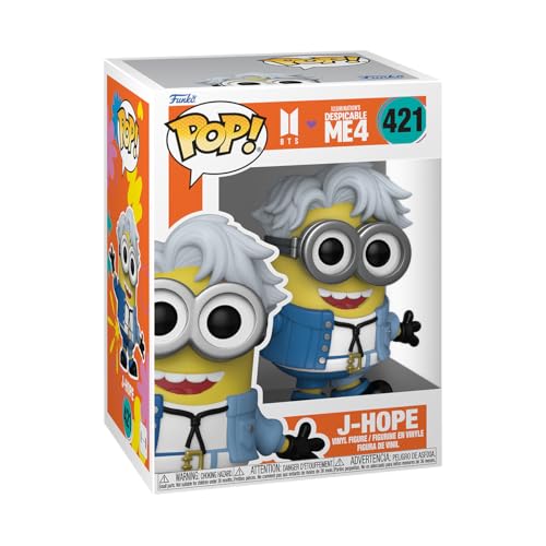 Funko Pop! Rocks: Minions X Bts - J-Hope - Bts + Minions - Figura In Vinile Da Collezione - Idea Regalo - Merchandising Ufficiale - Giocattoli Per Bam