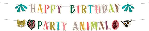 Folat 68287 Ghirlande Di Lettere Zoo Party-2 Pezzi, Multicolore